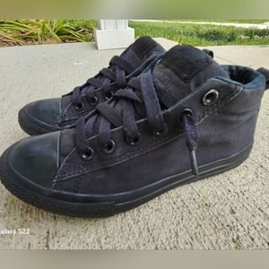 Converse Chuck Taylor All Star ● Street Cab Mid Top ● Black ● Junior Boys Size 5